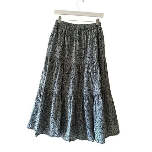 Madewell Women's Button-Front Tiered Maxi Florentine Floral Bohemian XS #1863 - Picture 11 of 16